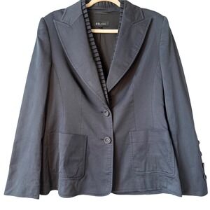 Escada Dark Gray Tailored Blazer‎ Jacket – Size 42 (US 10)